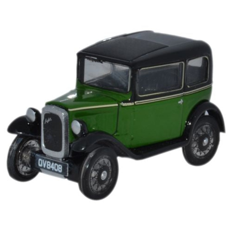 Austin Seven Saloon Westminster Green - 1:76 Scale