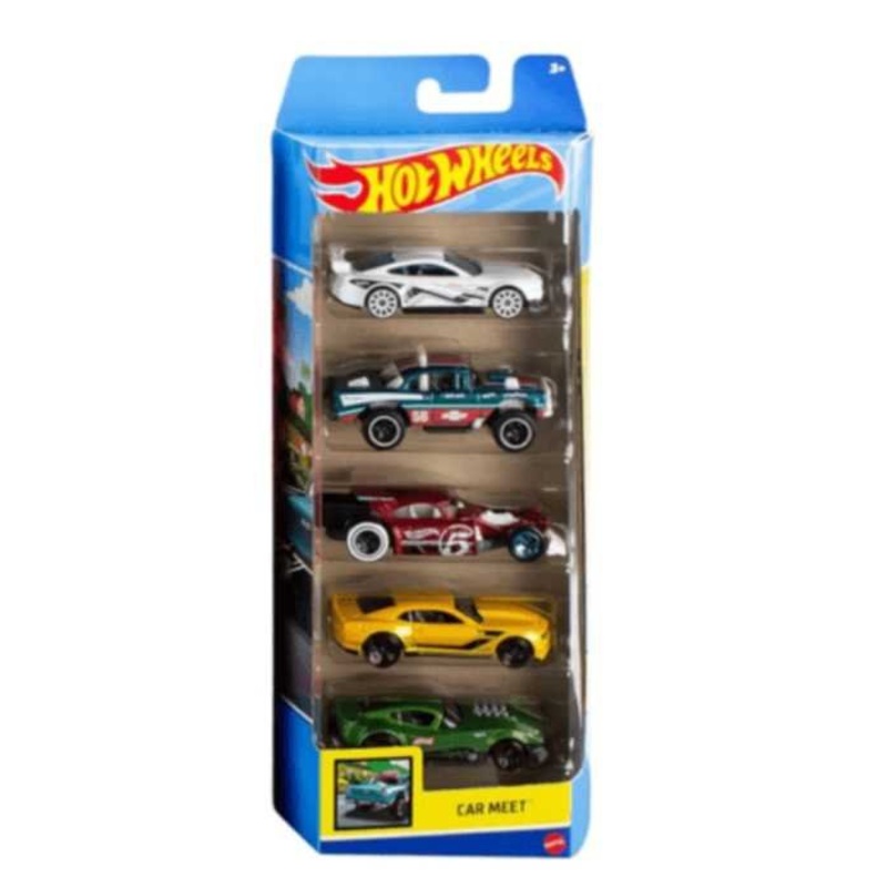 EXCLUSIVE Hotwheels Car Meet Five Pack