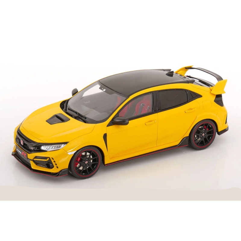 Otto 2020 Honda Civic Type R (FK8) Euro Spec Sunlight Yellow 1:18