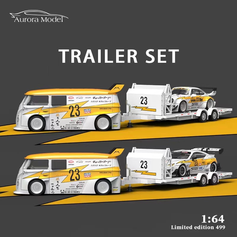 Time Micro x Aurora  1/64 White Flash 23# Trailer