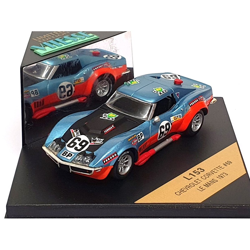 Vitesse 1/43 Scale Diecast L153 - Chevrolet Corvette #69 Le Mans 1973