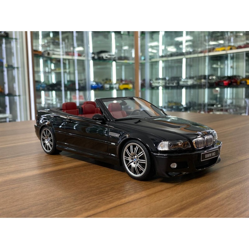 1/18 BMW M3 E46 Cabriolet Black Model Car by Otto