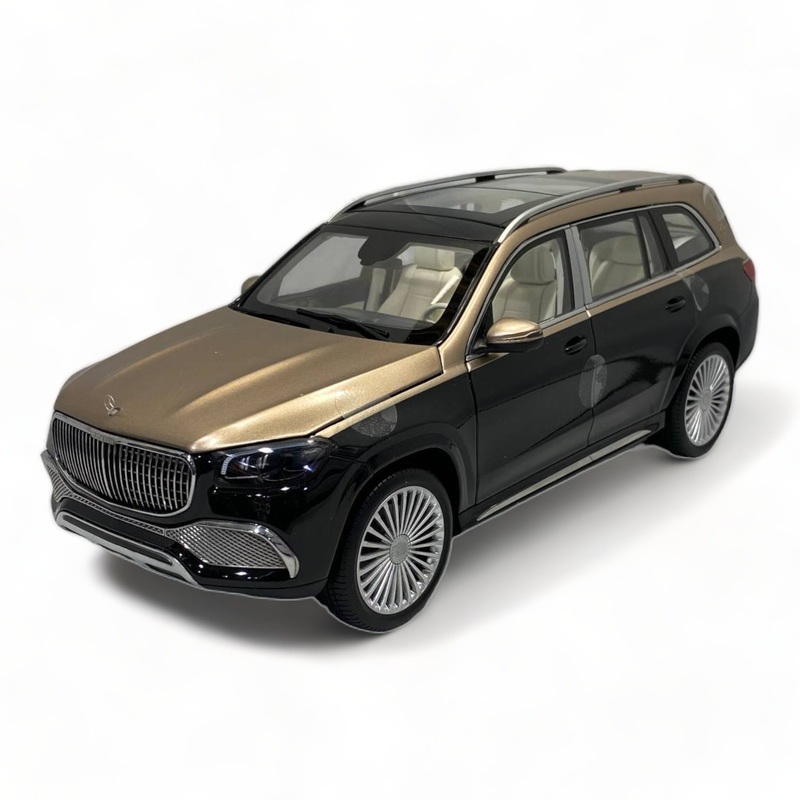 Mercedes Benz Maybach GLS 600 Black/Gold 1/18 by Paragon Models