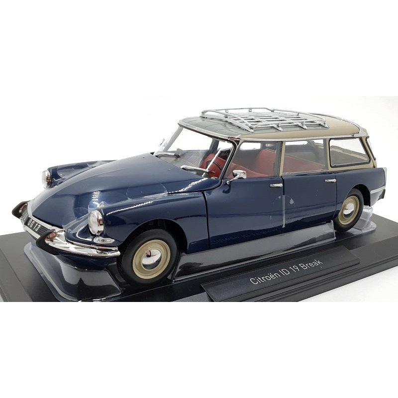 Norev 1/18 Scale Diecast 181770 - Citroen ID Break 1967 - Orient Blue