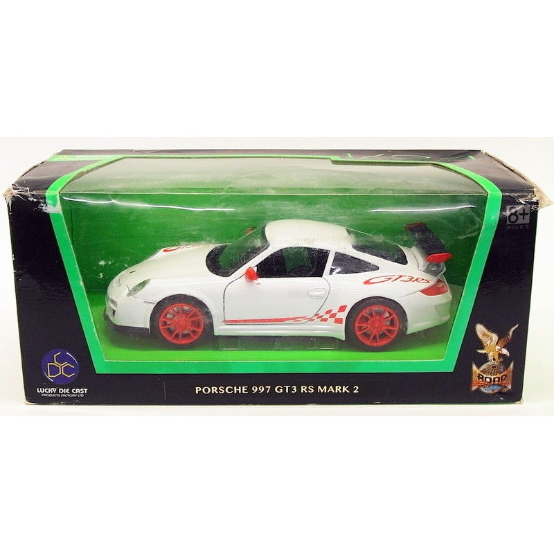 Road Signature 1/24 Scale Diecast 24213 - Porsche 997 GT3 RS Mark 2 - White