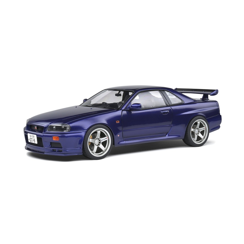 Solido 1999 Nissan Skyline GT-R (R34) Midnight Purple 1:18