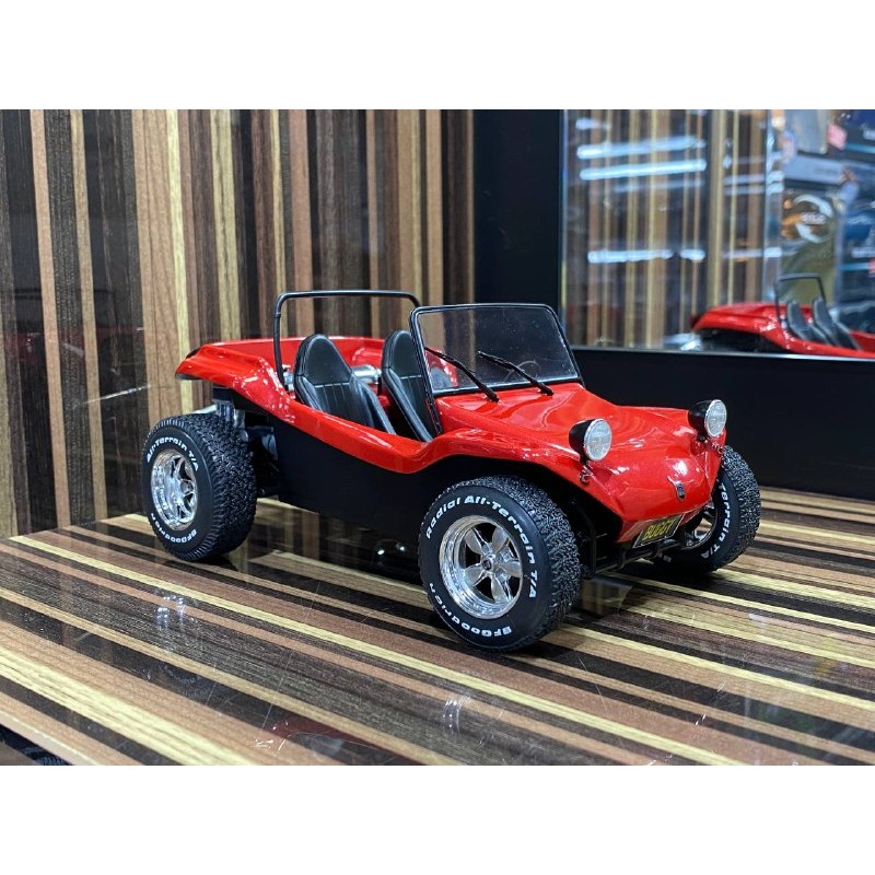 1/18 Diecast Buggy Meyer Manx Red Solido Miniature Model Car