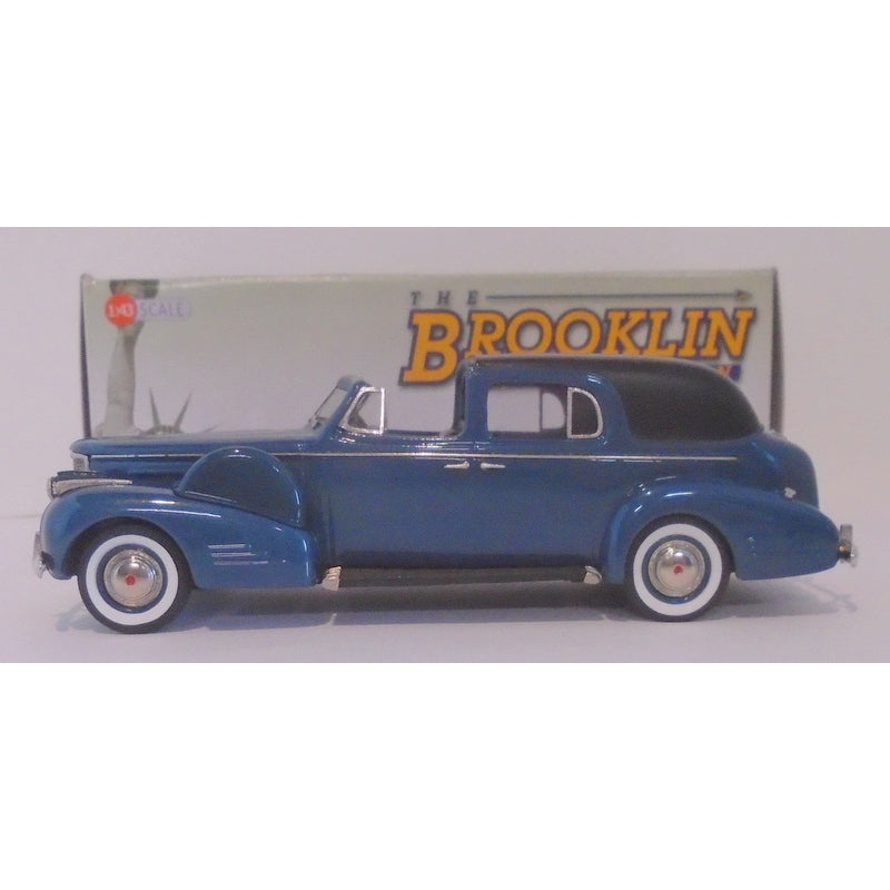 Brooklin 1/43 Scale BRK209 - 1938 Cadillac Series 75 Town Car Blue/Black