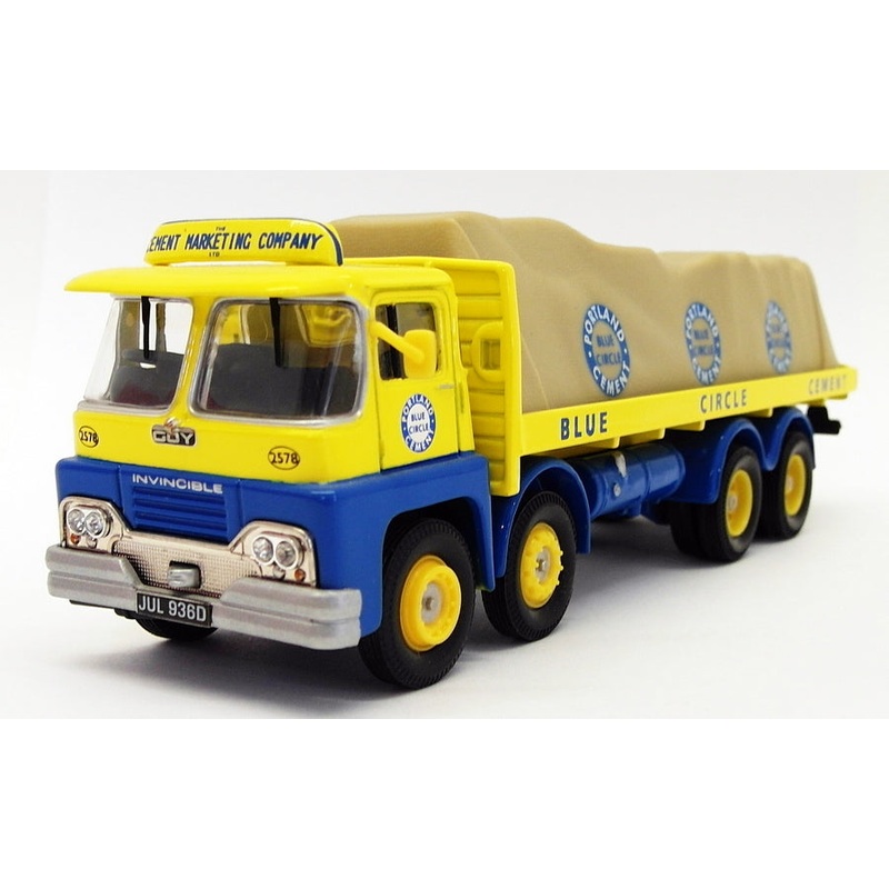 Corgi 1/50 Scale 29101 - Guy Invincible Platform Lorry & Load - Blue Circle