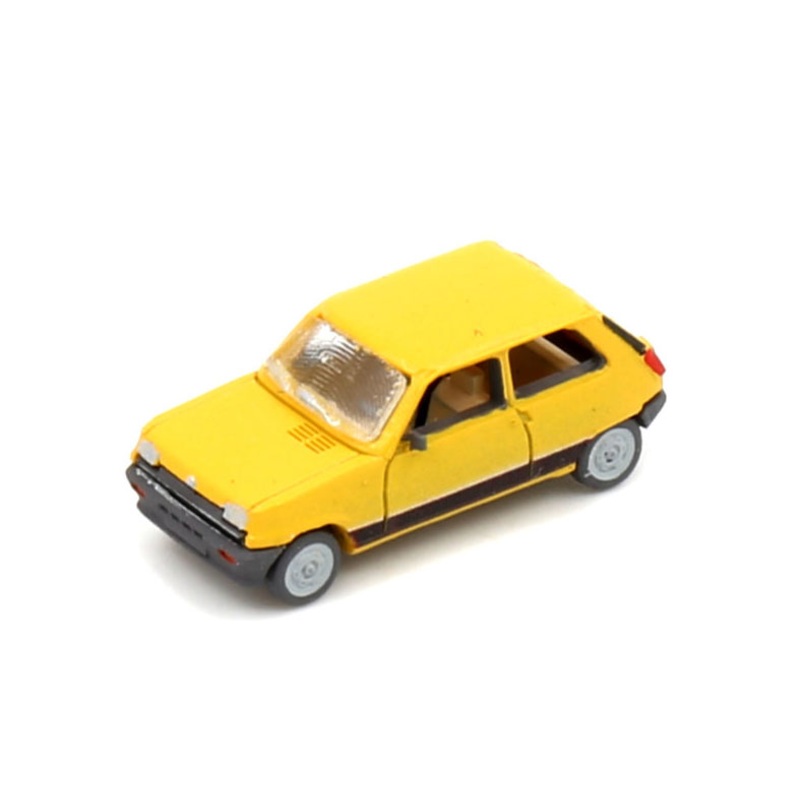 Finished model car Renault 5 TS yellow