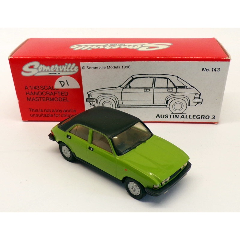 Somerville Models 1/43 Scale 143 - Austin Allegro 3 - Applejack/Black Roof