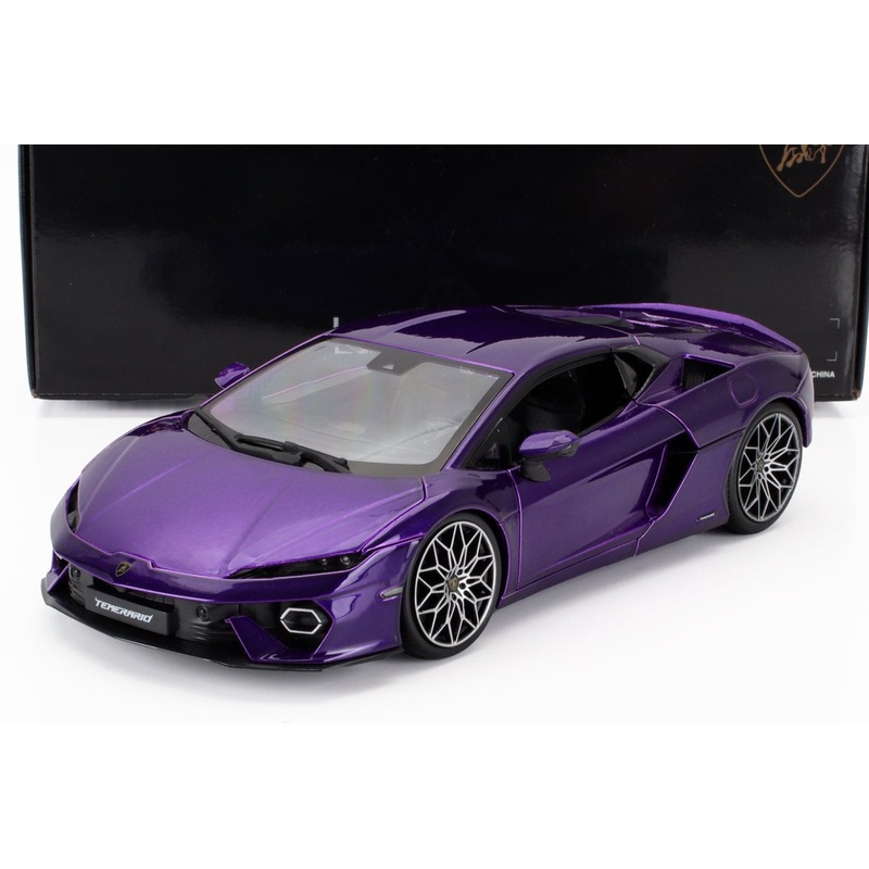 Bburago 2025 Lamborghini Temerario Purple Metallic 1:18