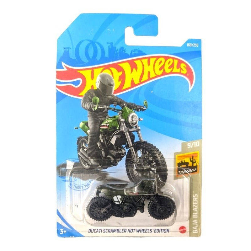 Exclusive Hotwheels Ducati Scrambler Hot Wheels Edition Baja Blazers