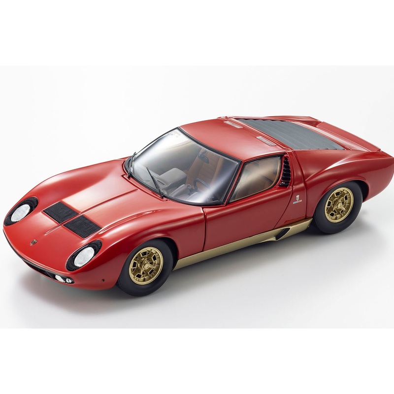 Kyosho Lamborghini Miura P400 Red and Gold 1:18
