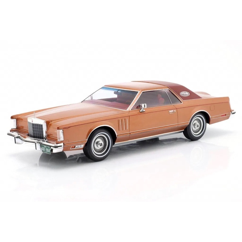 MCG 1978 Lincoln Continental Mark V Brown Copper Metallic 1:18