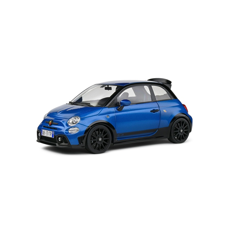 Solido 2022 Fiat 695 (500) Abarth Tribute 131 Rally Blue 1:18