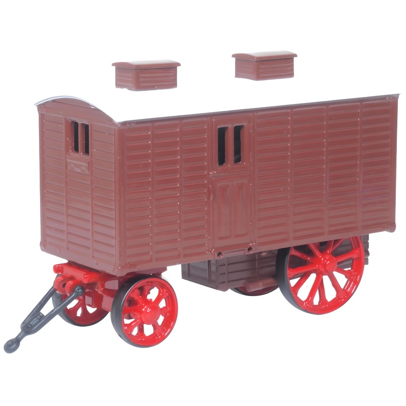 1:76 scale OO Living Wagon Brown 76LW005