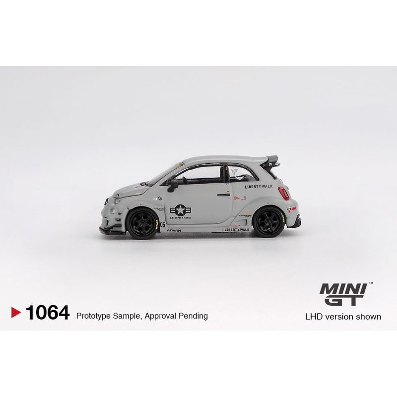 [ETA:  Dec 2025 ] Mini GT 1/64 Abarth 595 LB-WORKS x Abas Works Fighters