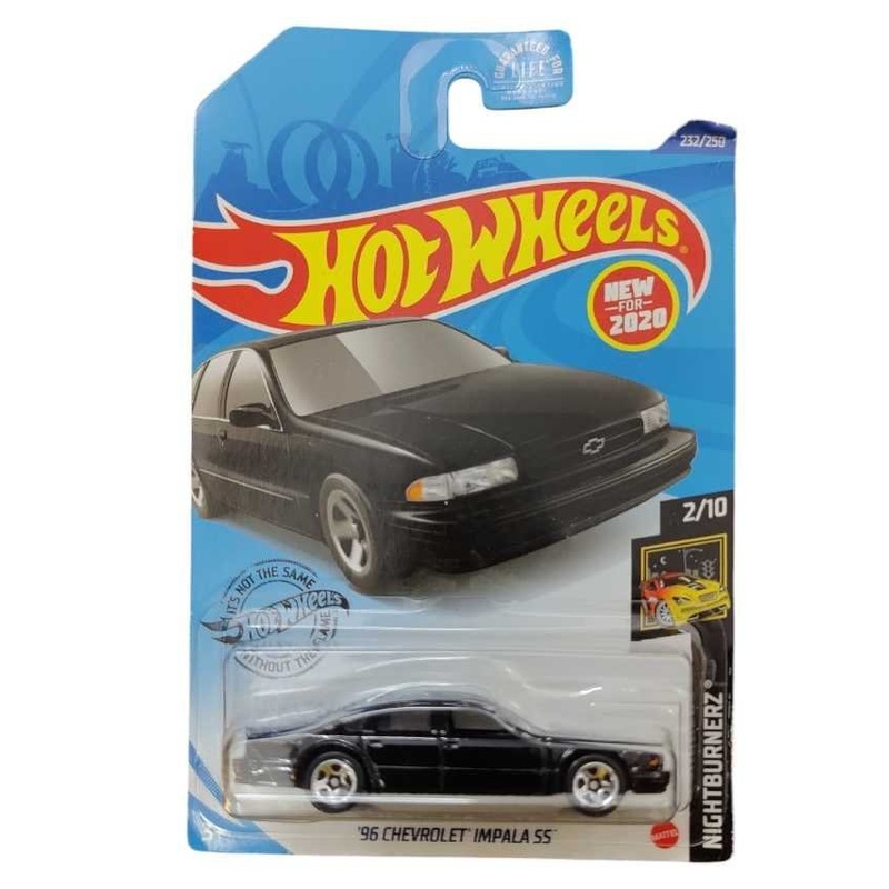 Exclusive HotWheels '96 Chevrolet Impala SS Imported Mainline Card 1:64 Scale