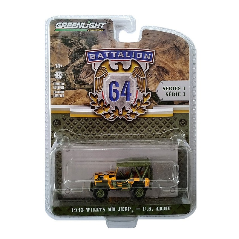 Greenlight Battalion 1943 Willys MB Jeep U. S. Army