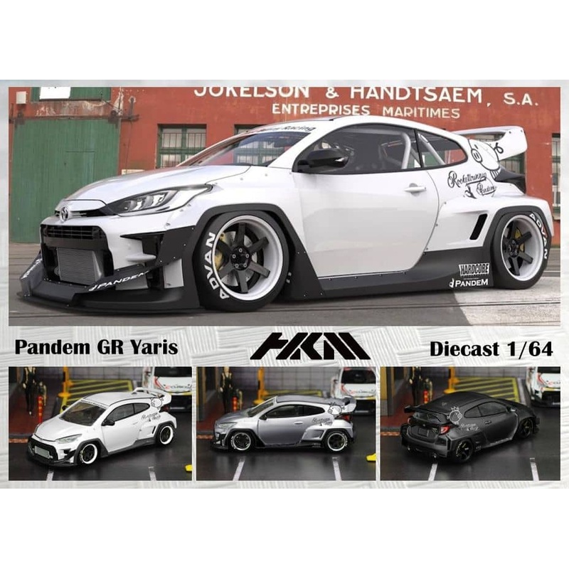 HKM 1/64 GR Yaris Pandem Rocket Bunny
