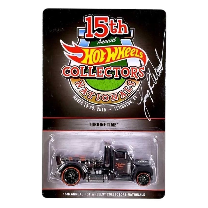Hotwheels 15th annual collectors tuebine time 00121/01500 with protector