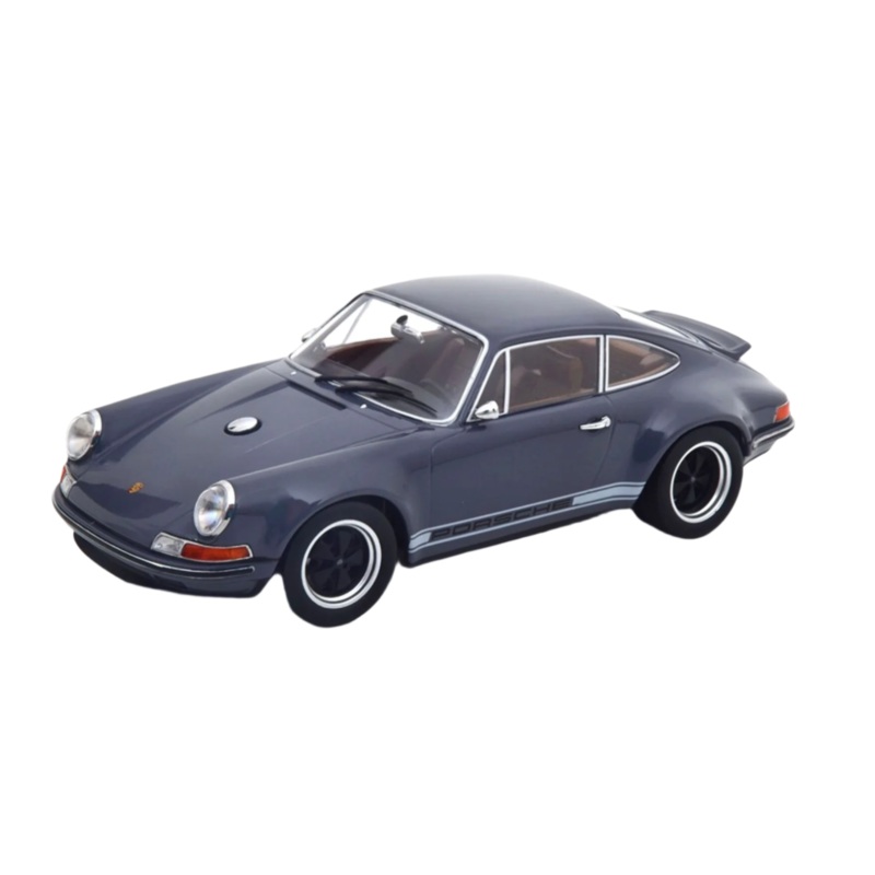 KK Scale 2014 Rendition Porsche 911 by Singer Coupe Grey w/ Black Wheels 1:18