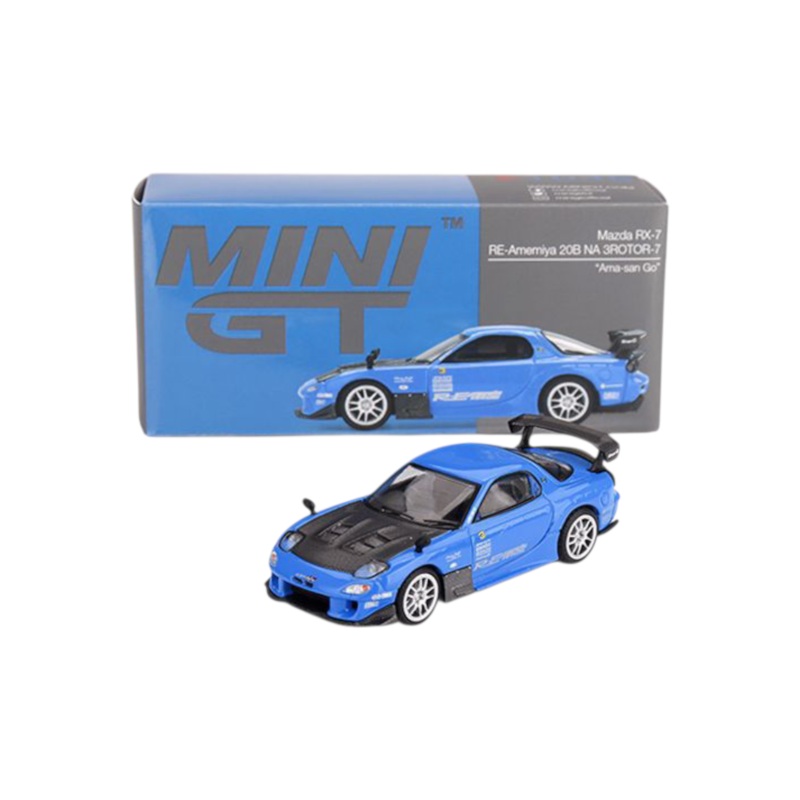 Mini GT Mazda RX-7 RE-Amemiya 20B NA 3ROTOR-7 (Ama-san Go) Code-1046 1:64 Scale