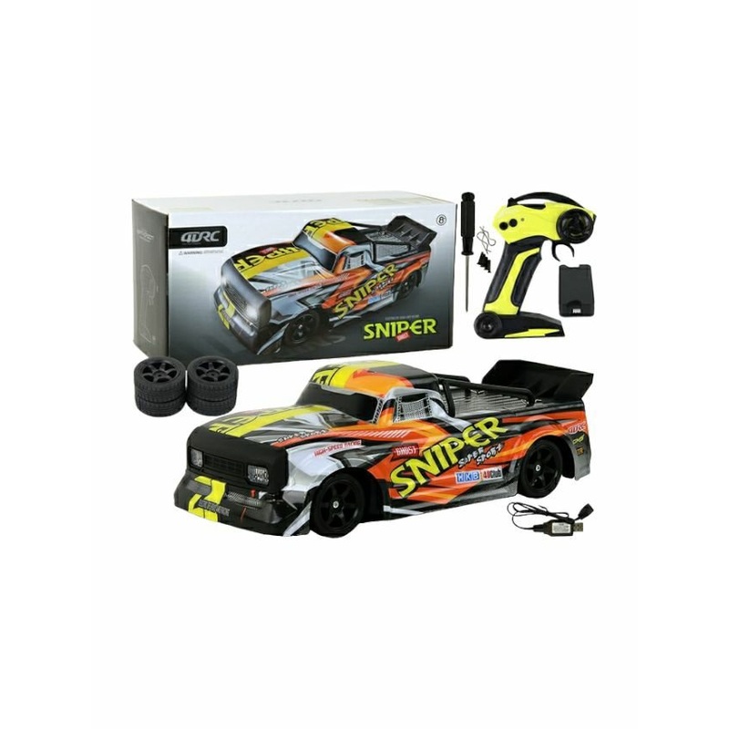 sniper gost RC Car 4 Wheel Drive Orange Speed 30km
