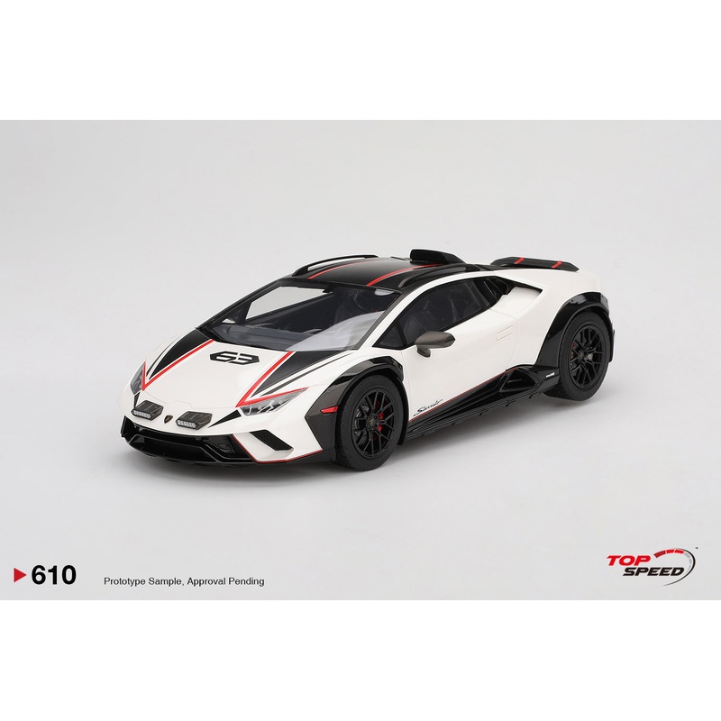 Topspeed Lamborghini Huracan Sterrato Blanco Asopo White 1:18