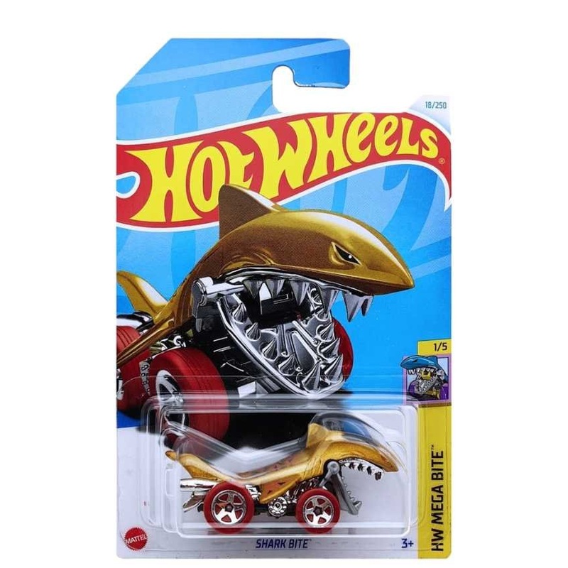 Exclusive Hotwheels Shark Bite Hw Mega Bite