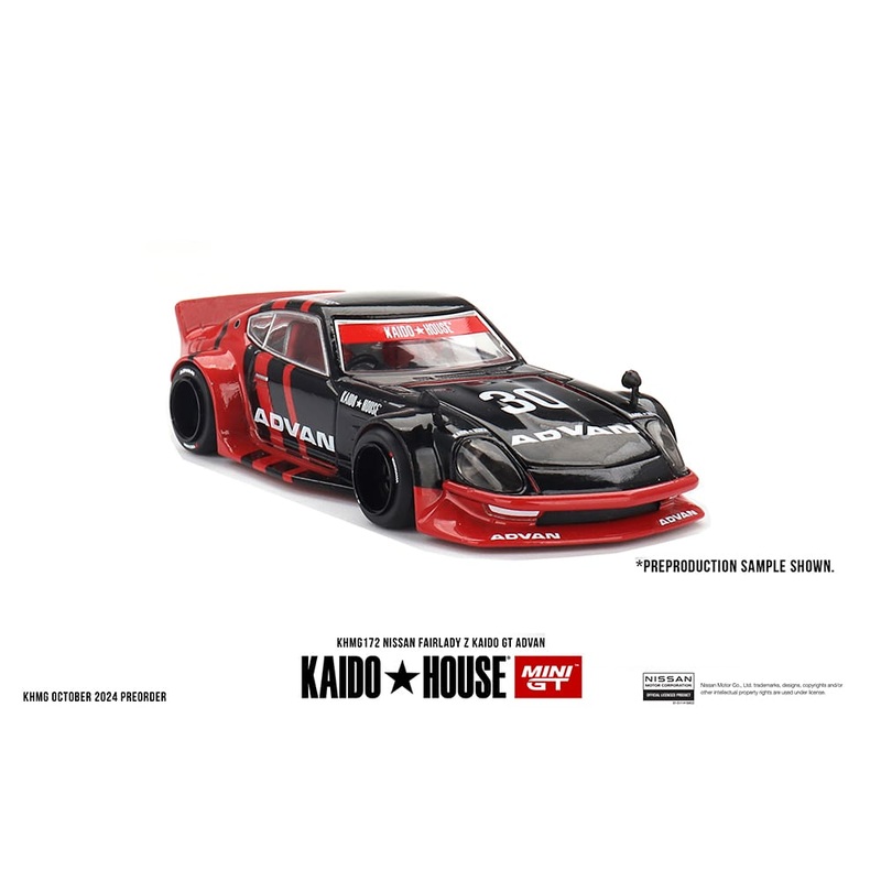 KaidoHouse x Mini GT 1/64 Nissan Fairlady Z Kaido GT ADVAN