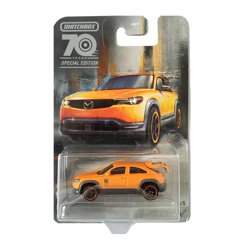 Matchbox 70 Years Special Edition 2021 Mazda MX - Orange - 2022 Card 4/5 Mainline Imported 1:64 scale