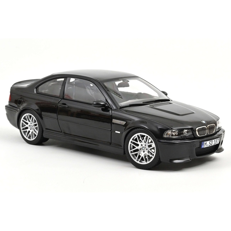 Norev 2003 BMW M3 CSL (E46) Sapphire Black 1:18