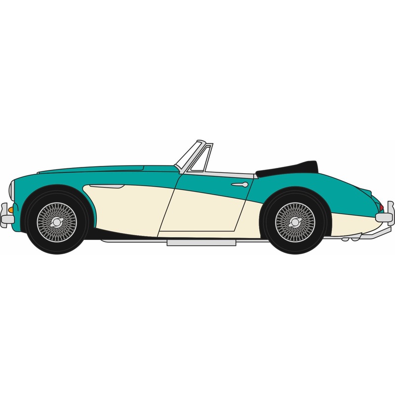 Austin Healey 3000 Florida Green/Ivory White 1:76
