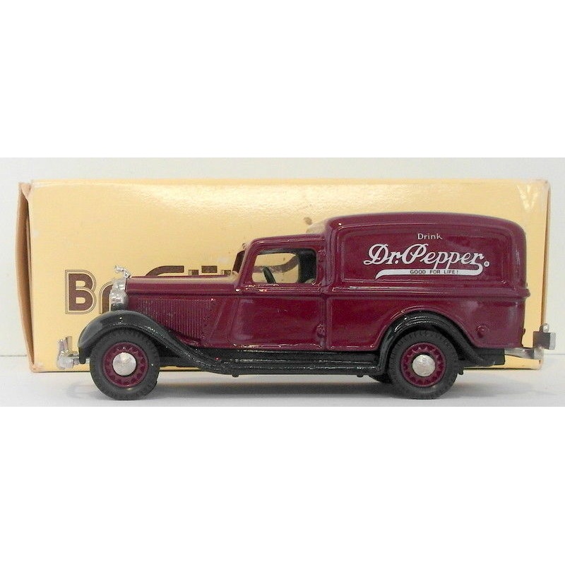 Brooklin 1/43 Scale BRK16 023  - 1935 Dodge Van Dr. Pepper Maroon