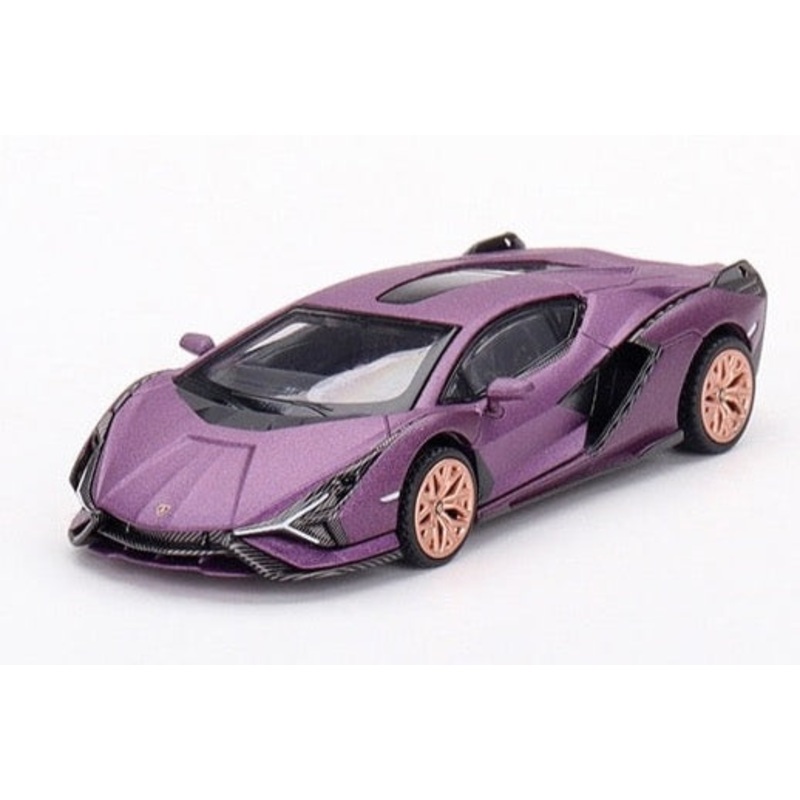Mini GT 1/64 Lamborghini Sin FKP 37  Matte Viola SE30  Hong Kong Exclusive