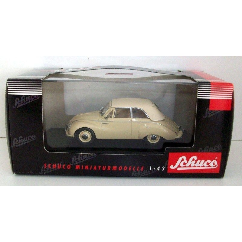 SCHUCO 1/43 - 02473 DWW 3=6 CABRIO SOFTTOP - CREAM