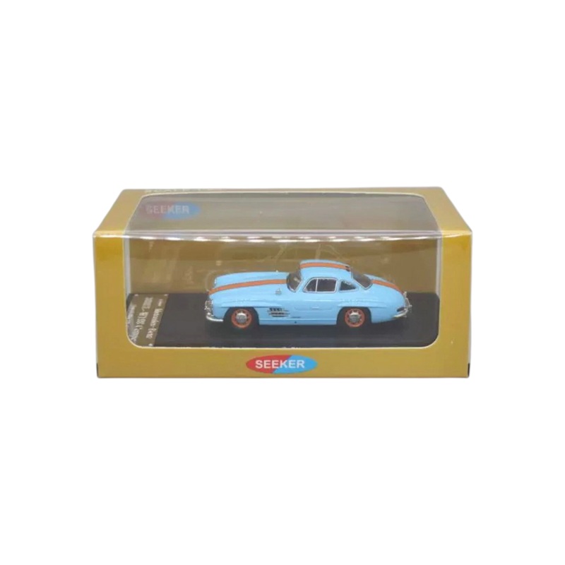 Seeker Models Mercedes-Benz 300SL-W198 Coupe Limited Edition 204 of 499 Premium Diecast 1:64 Scale (With Acrylic Case)
