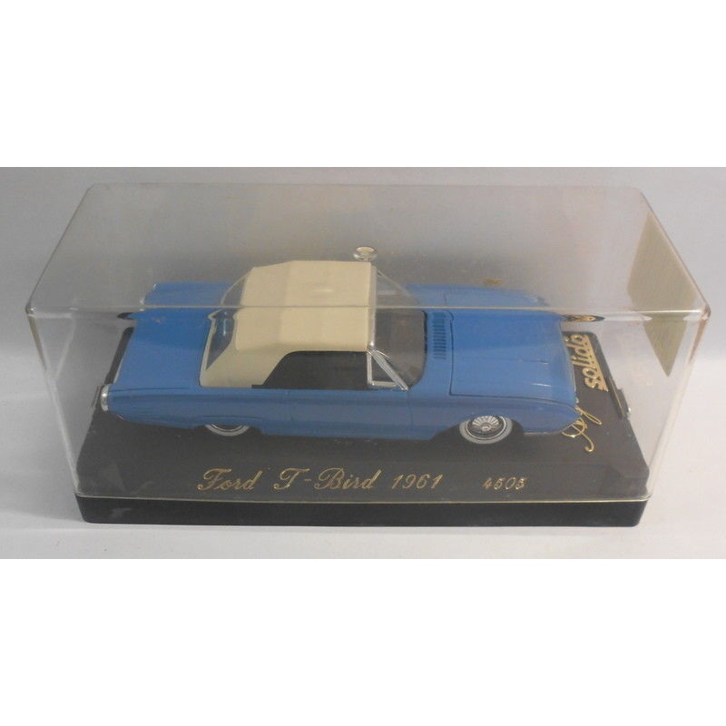 Solido 1/43 Scale Metal Model - SO214 FORD T-BIRD 1961 BLUE