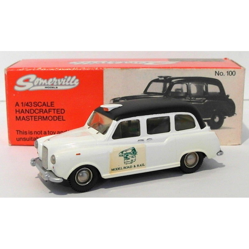 Somerville Models 1/43 Scale 100 - Austin FX4 Taxi - White