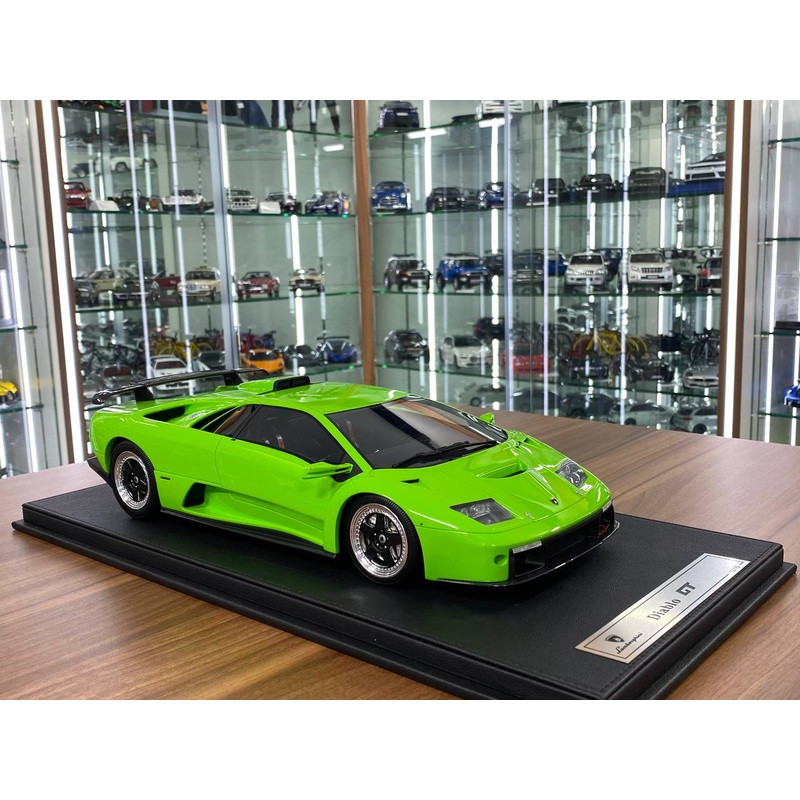 1/12 Resin Model - Lamborghini Diablo GT (Green) by GL Models