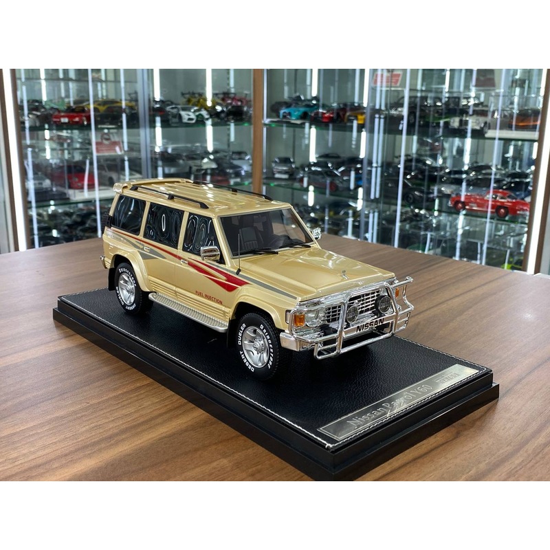1/18 Diecast Nissan Patrol Super Safari Y60 Beige IVY Models Scale Model Car