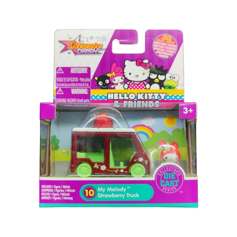 Dazzle Dash Hello Kitty & Friends My Melody Strawberry Truck Diecast