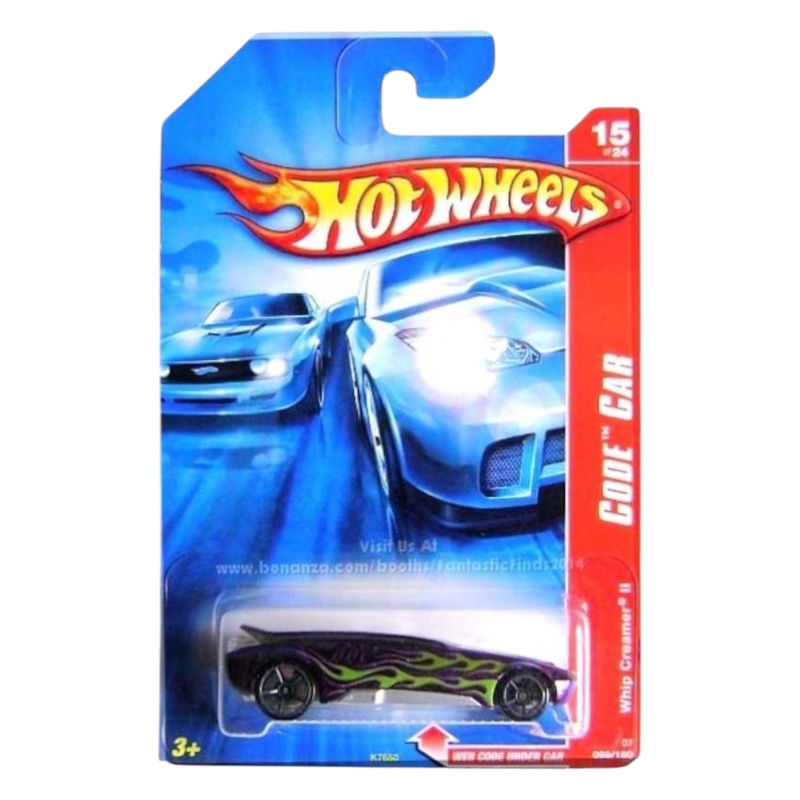 Exclusive Hotwheels code car whip Creer ll imported mainline