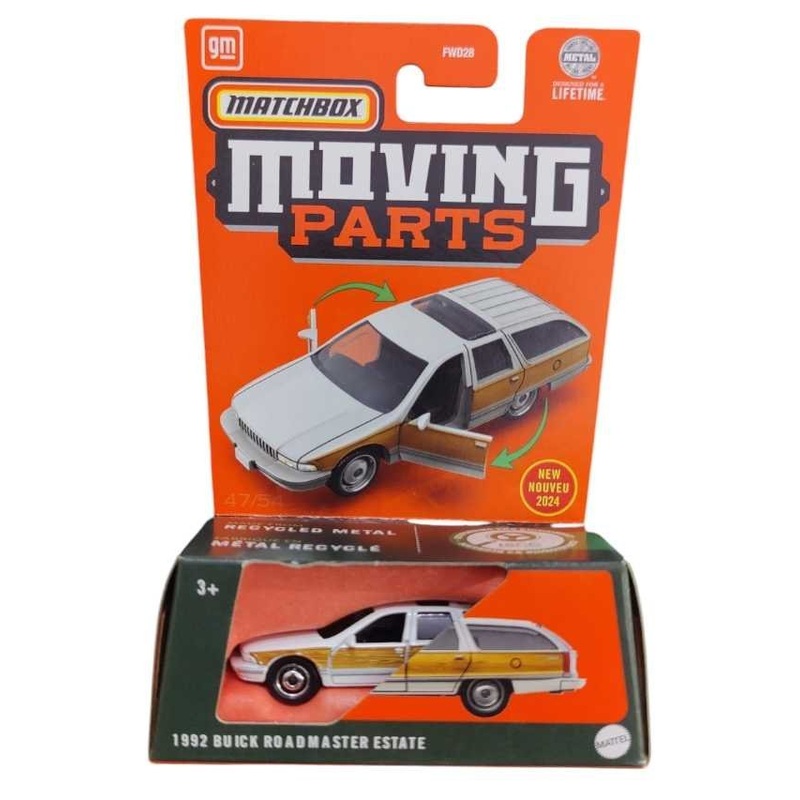 Matchbox moving parts 1992 Buick roadster estate