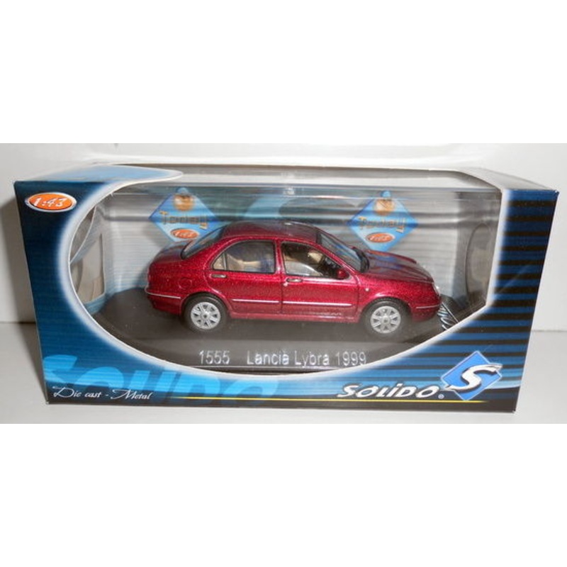 SOLIDO 1/43 - 1555 LANCIA LYBRA 1999 - RED METALLIC