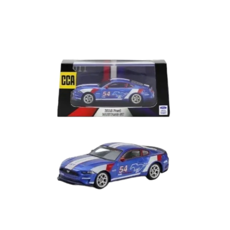 CCA 2018 Ford Mustang GT 1:64 Scale Diecast (With Acrylic Case)
