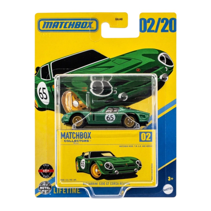 Matchbox Collectors Series Bizzarrini 5300 GT Corsa Revival 02/20 Imported Mainline 1:64 Scale