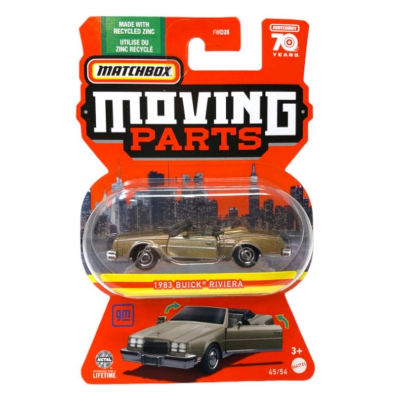 Matchbox Exclusive Moving Parts 1983 Buick Riviera